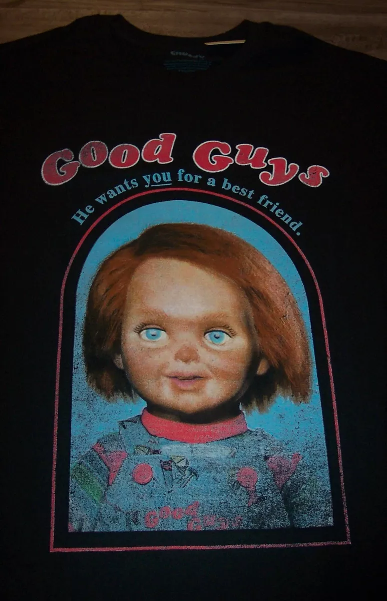 Vintage Style CHILD'S PLAY CHUCKY T-Shirt Horror MENS XL NEW w/ TAG