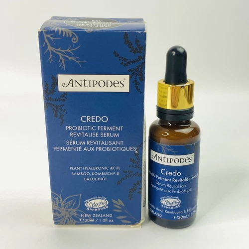 Antipodes Credo Probiotic Ferment Revitalise Serum 1 Fl Oz / 30ml Kombucha NEW