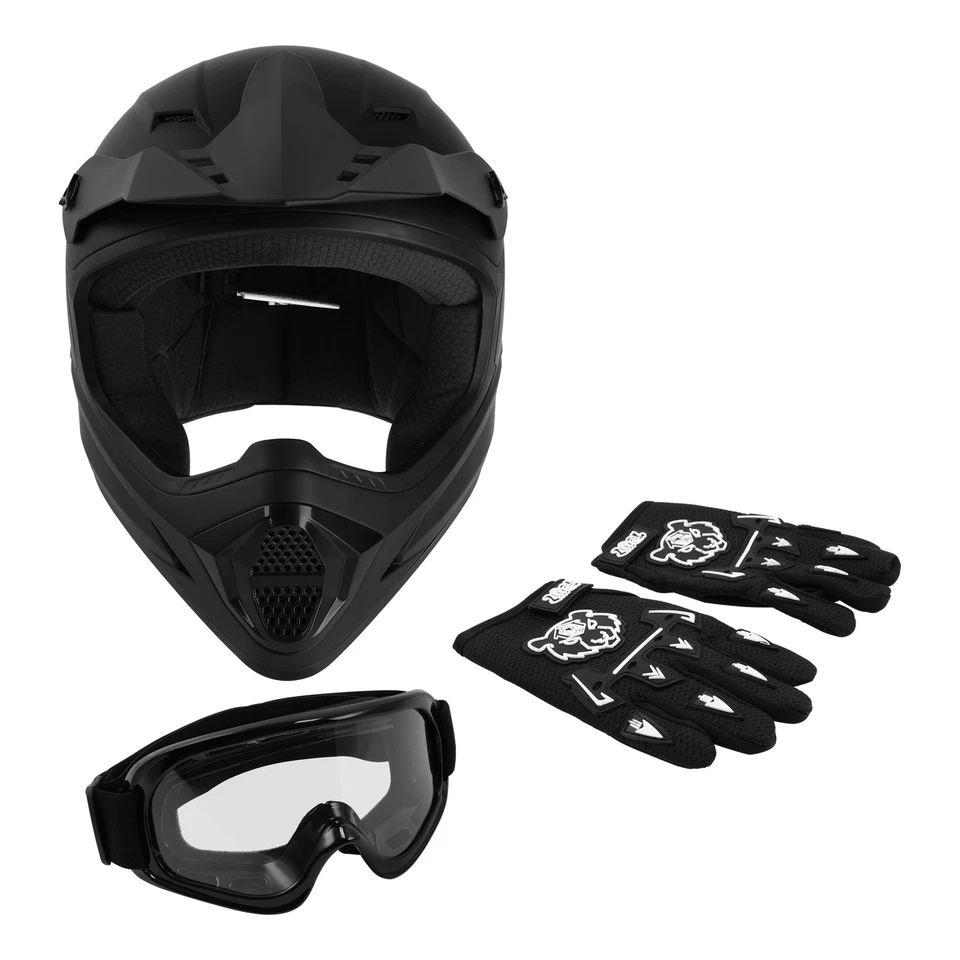 Capacete de motocicleta off road infantil juvenil bicicleta suja ATV capacete de motocross PONTO XL - Imagem 3 de 4