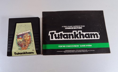 ColecoVision: TUTANKHAM & Manual - Parker Brother Cartridge - TESTED & WORKS - Picture 2 of 5