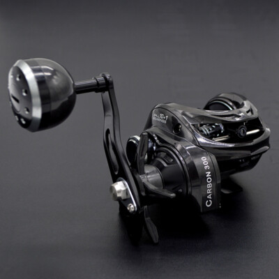 CAMEKOON 300 Baitcast Reel Saltwater Fishing 10+1 BBs Carbon Frame High Capacity