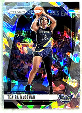Teaira McCowan 2024 Panini Prizm WNBA Cracked Ice Prizm Card-#105 Vibrant