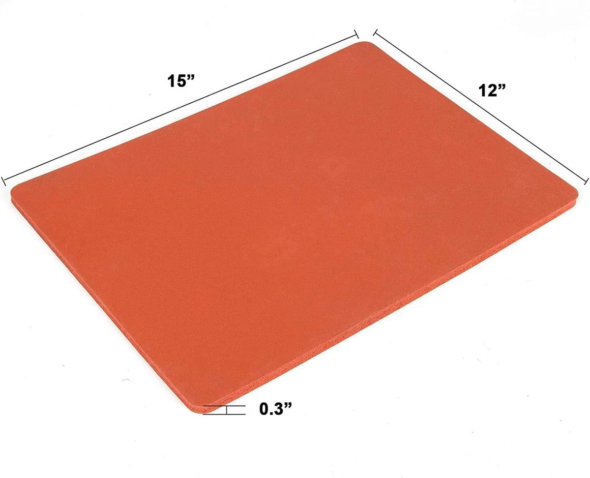 12 x 15� Thickest (.33) Silicone Heat Press Pad Mat Silicone Pad for Heat  Transf