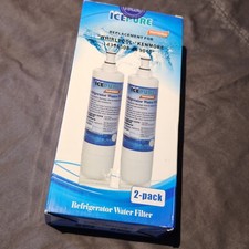 2 Pack ICEPURE Refrigerator Water Filters RWF0500A Whirlpool Kenmore. New In Box