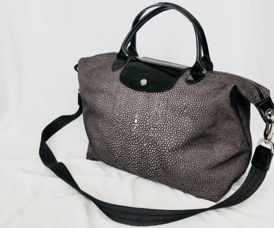 LONGCHAMP　BOSTONBAG　VINTAGE LONGCHAMP Authentic Vintage Leather Boston Bag - Etsy