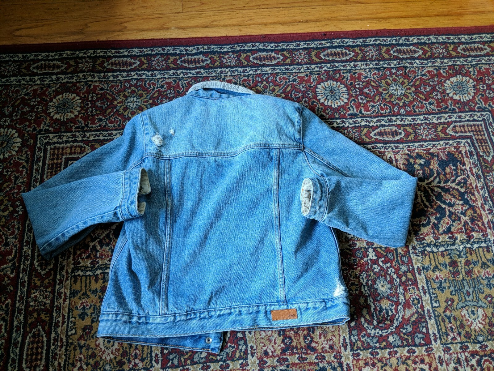 Vintage Abercrombie and Fitch Sherpa Jean Jacket Cord… Gem