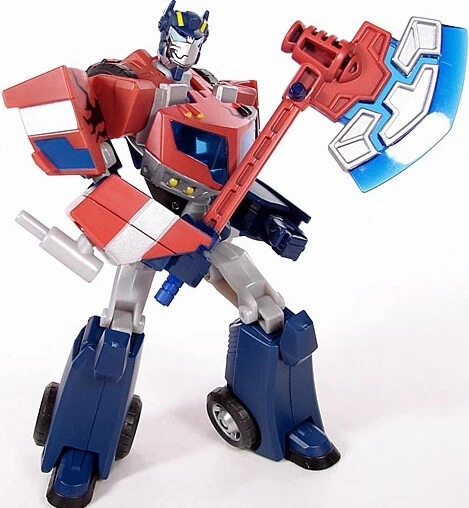 Transformers animated outlet optimus prime toy
