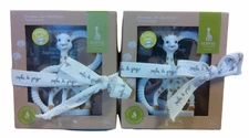 2pk Sophie La Girafe - So Pure Collection Soft Baby Teething Ring 0m+ 