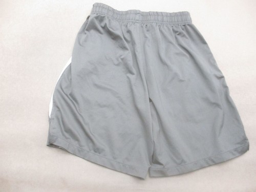 Under Armour Size M Boy Gray Stretch Waist Pocket Lightweight Running Shorts 251 - Picture 7 of 8