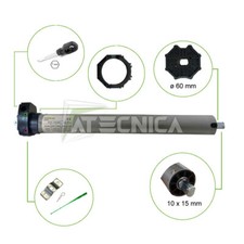 Motore per tapparelle e tende da sole Indem 50 Nm 100 kg manovra di soccorso