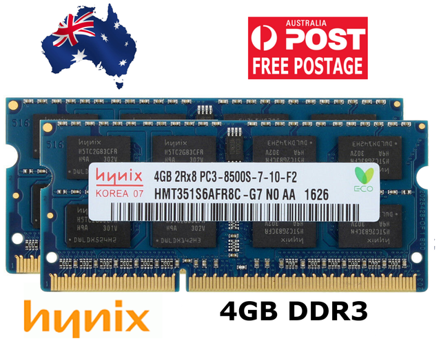 Hynix 8GB 2 x 4GB DDR3 1066 1067 Mhz 
