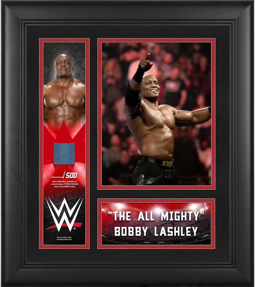 Bobby Lashley WWE Framed 15x17 Collage with a Piece of