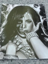 Daveed Benito Two Face 11x14 Oversized Postcard Skull Woman GetDownArt Classico