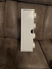 Gray Lego Storage Brick Cube Stackable 8 Stud Box Container 9.75&rdquo; X 19&rdquo; X 7&rdquo;