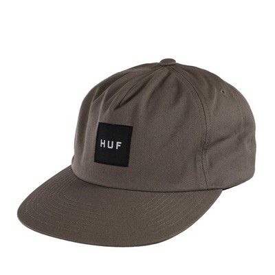 HUF Worldwide ''Essential'' Snapback Hat (Loden) 5-Panel Unstructured Cap