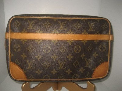 Vintage Louis Vuitton LV Clutch Bag Monogram Compiegne 28 Authentic France