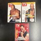 TV Guide Lot of 3 Wrestling Cover Magazines Goldberg Austin The Rock Dec/Mar — photo 1