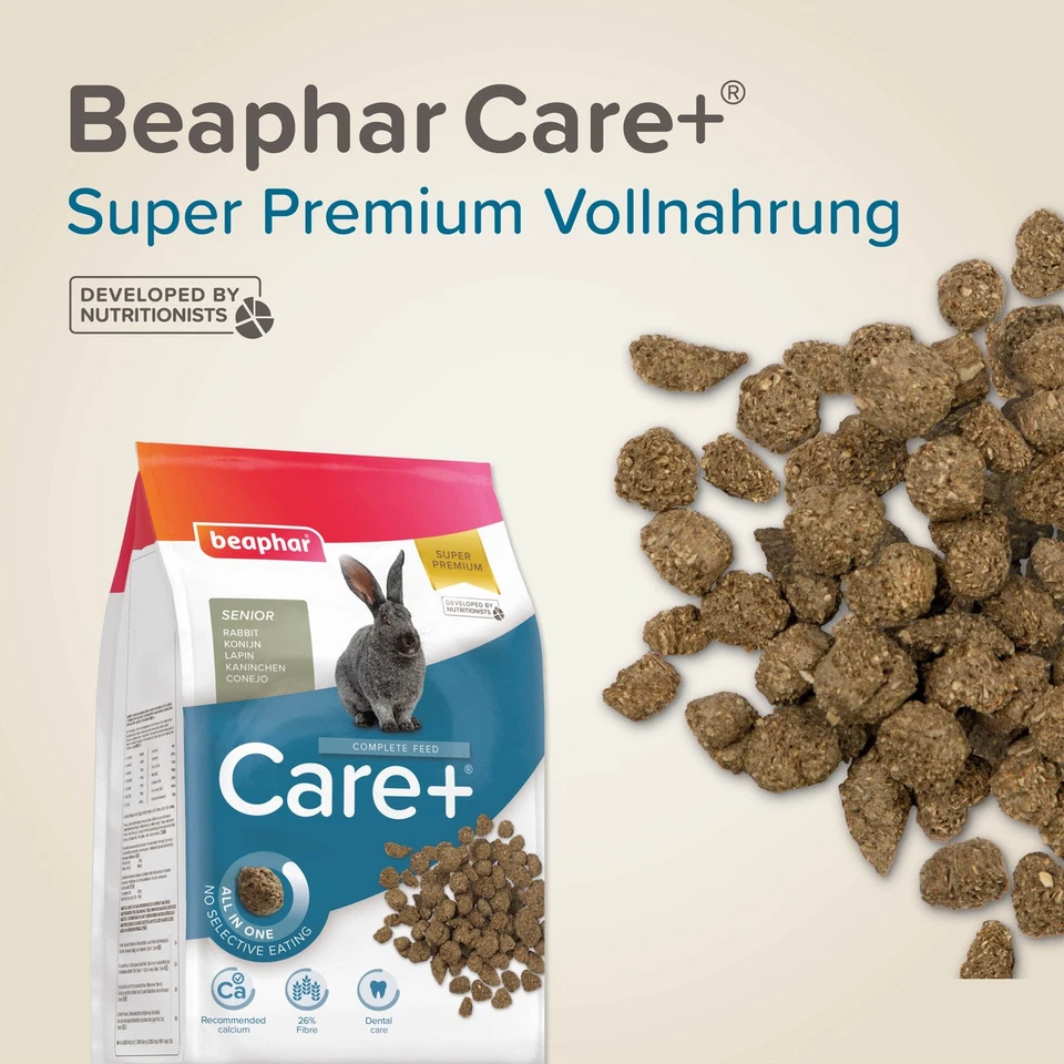 Beaphar Care+ Kaninchen Senior 1,5 kg, UVP 16,99 EUR, NEU - Bild 2 von 4