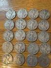 90% Silver Walking Liberty Half Dollars - Roll of 20 - $10 Face Value