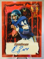 👻🏈CHUCK FOREMAN 2025 Leaf Metal Halloween Prismatic Blood SSP AUTO /13!!!🏈👻