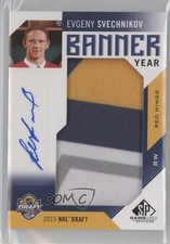 2017-18 SP Game Used Banner Year Draft 2015 22/30 Evgeny Svechnikov Auto 0zu