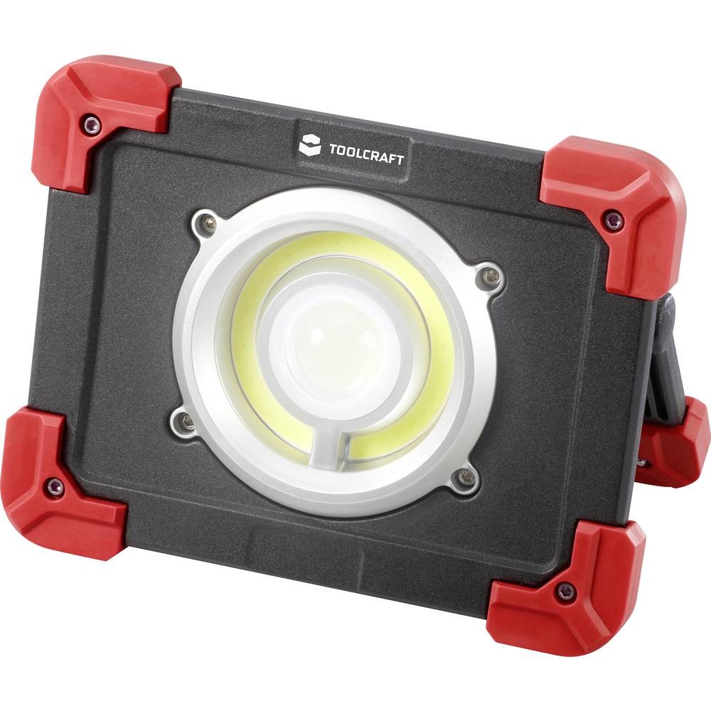 Lampe de travail TOOLCRAFT 2229246 sans fil 1400 lm pour éclairer les garages sombres