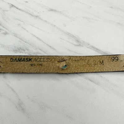 Vintage Damask Accessories NY Red Snake Skin Jeweled Belt Size S Vintage Damask Accessories NY Red Snake Skin Jeweled Belt  main image 4