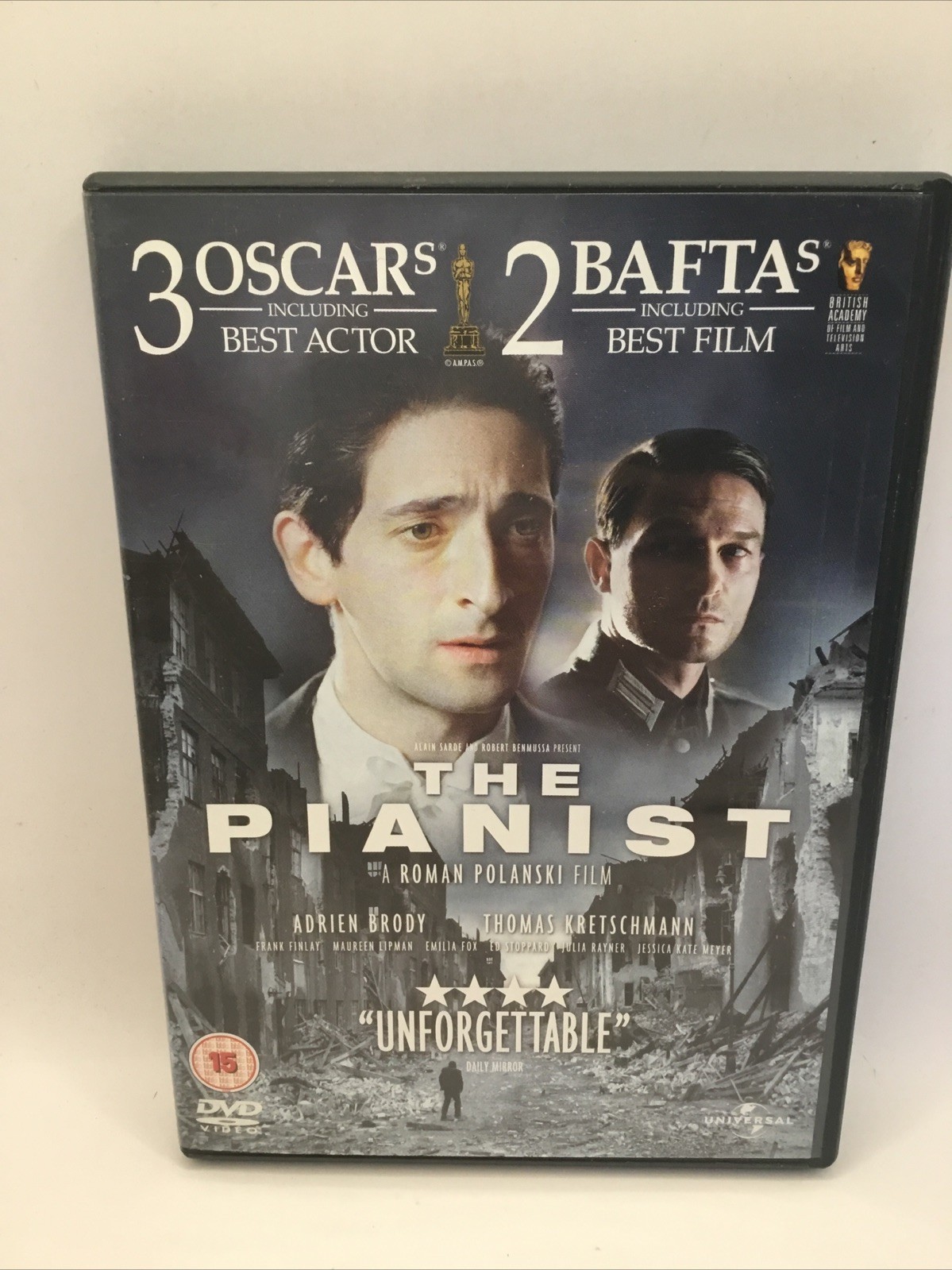 The Pianist - Adrien Brody, Thomas Kretschmann - Region 2 DVD