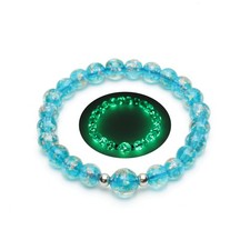 Women's Firefly Beads Bracelet Murano Glass Jewelry Bracelets Glow in the Dark A