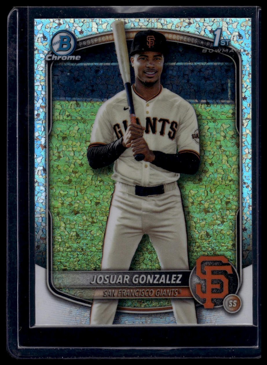 2025 Bowman Chrome #BCP-153 Josuar Gonzalez Prospects Shimmer