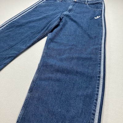 JC6234 Adidas Originals Men's Firebird Pants Adicolor Denim Medium