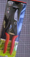 FELCO 5 Swiss Made Bypass Secateurs 25mm Steel Blade Red/Black Handles