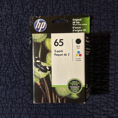 Hp65 Pac HP 65 Ink Cartridges Combo Pack HP Black and Color NEW GENUINE ...