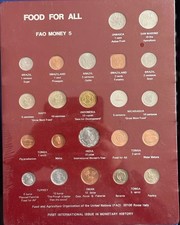 Food For All FAO Money 5. 22 Coins Various Countries- Brazil,Oman,Tonga 1974-75