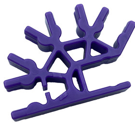 (100) K&rsquo;NEX Purple 4‑Way 3D Connectors &ndash; USED OEM &ndash; Standard