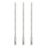 "H4 Sechskant Bit 4Mm Flach 1/4\" 6\" Chrom 3 StüCk"