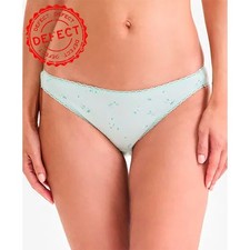 NWD CHARTER CLUB Pretty Everyday Cotton Bikini Underwear GREEN MINT L
