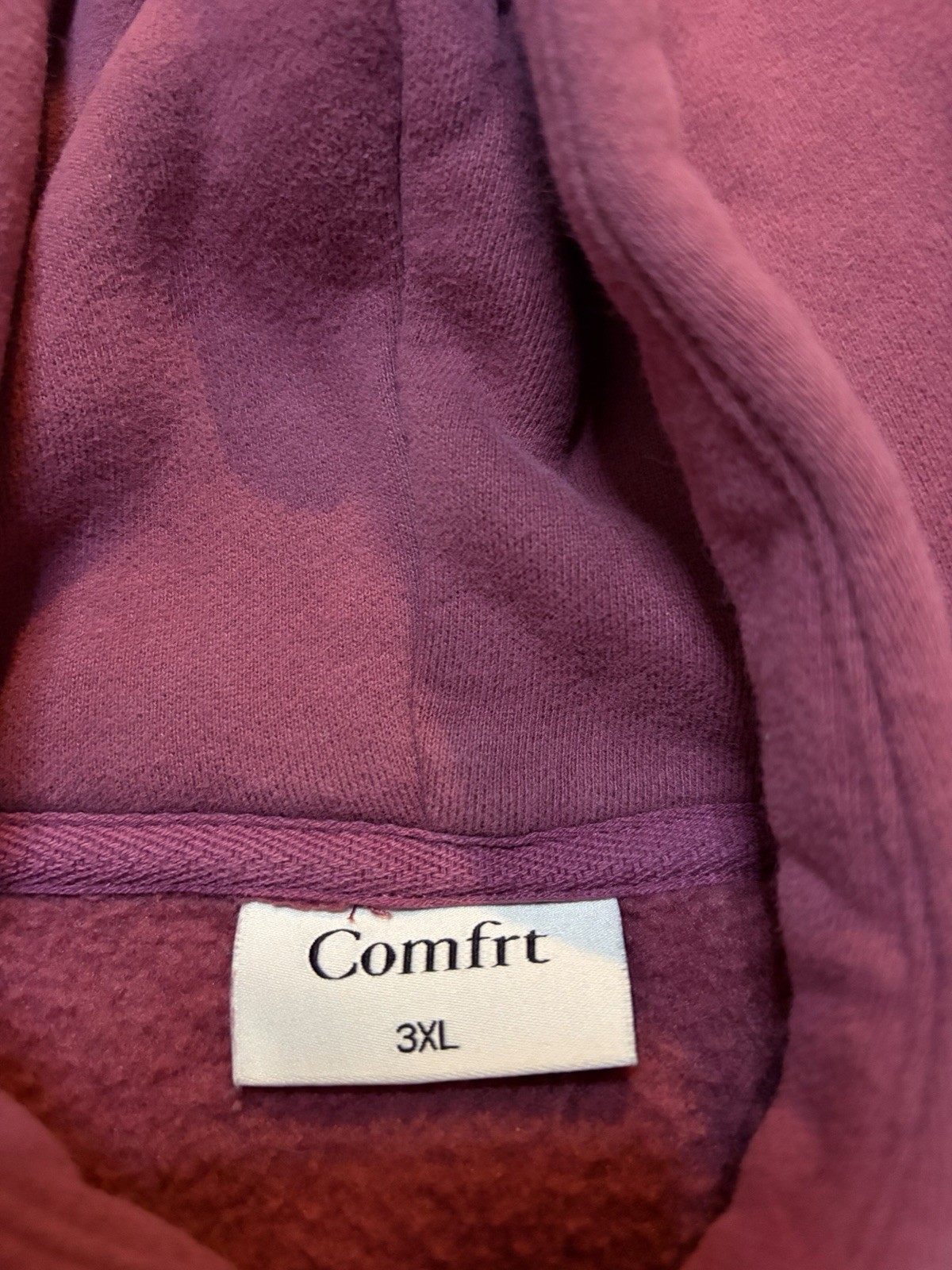 Comfrt Minimalist Hoodie Red Hoodie Unisex Size 3XL