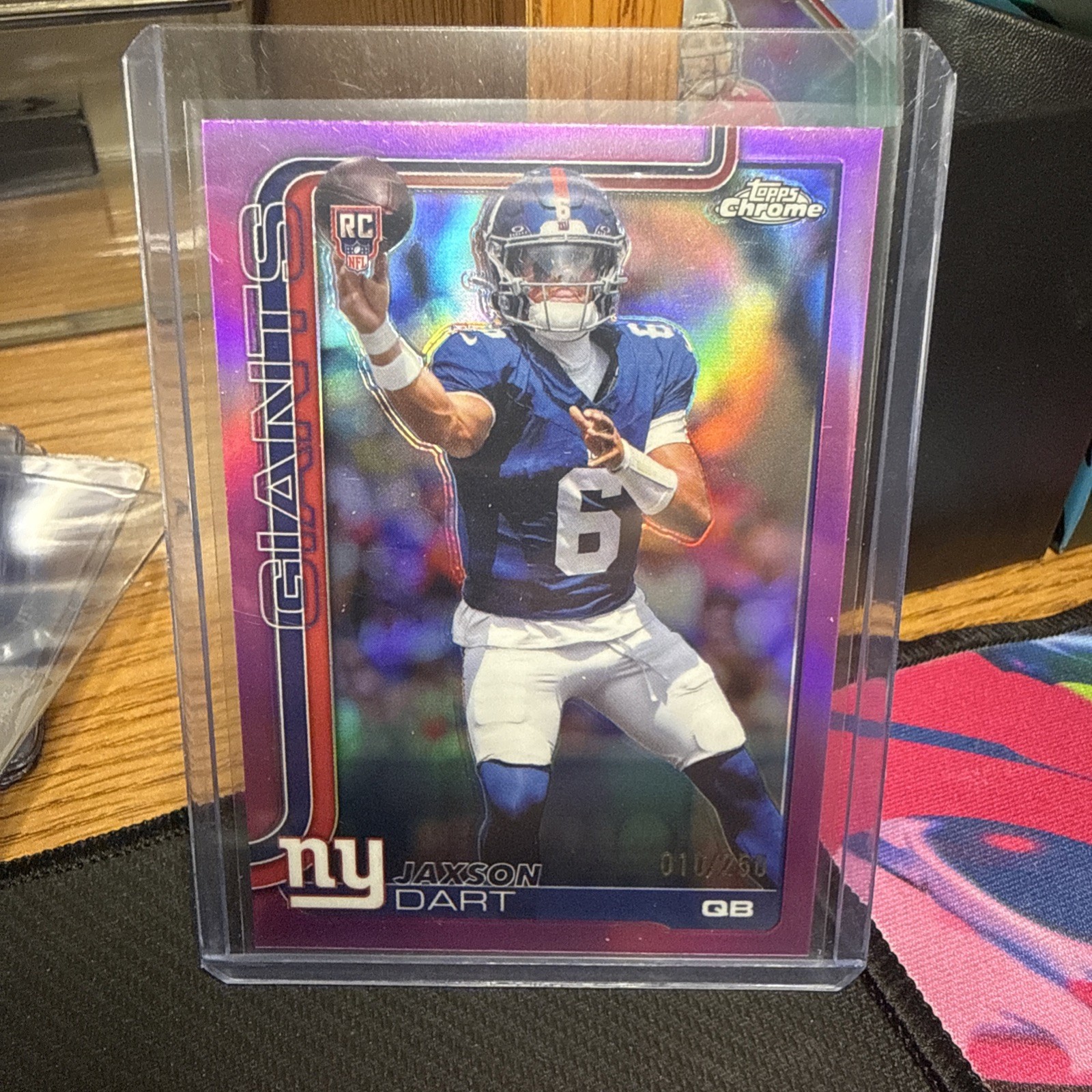 2025 Topps Chrome Jaxson Dart Pink Refractor Variation  /250