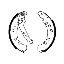 ORIGINAL® Textar 91075000 Bremsbackensatz Hinten für Toyota YARIS YARIS