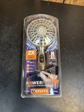 Waterpik VOT-669E 7-Mode Powerpulse Hand Held Shower - Brushed Nickel