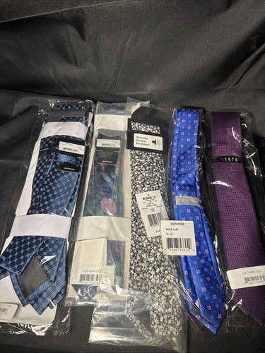 5 Mens Ties Lot Week Set Nordstrom JCP 1670 Tie Of The Day Designer B Dress Tie