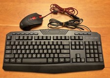 Red Dragon S101-3 Gaming Keyboard Mouse 2 In 1 Illuminated Combo Set Slight Use
