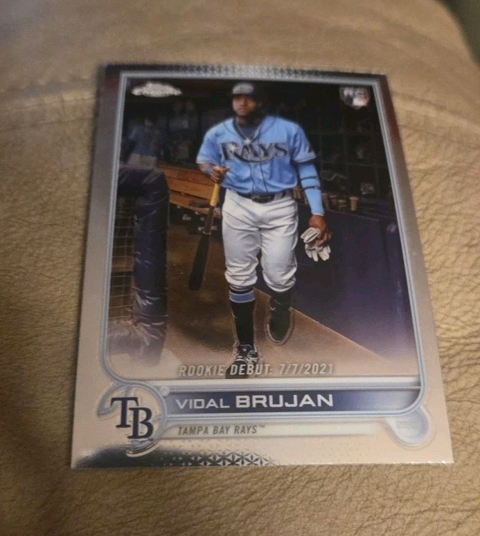 2022 Topps Update Chrome Vidal Brujan RC #USC91 Tampa Bay Rays