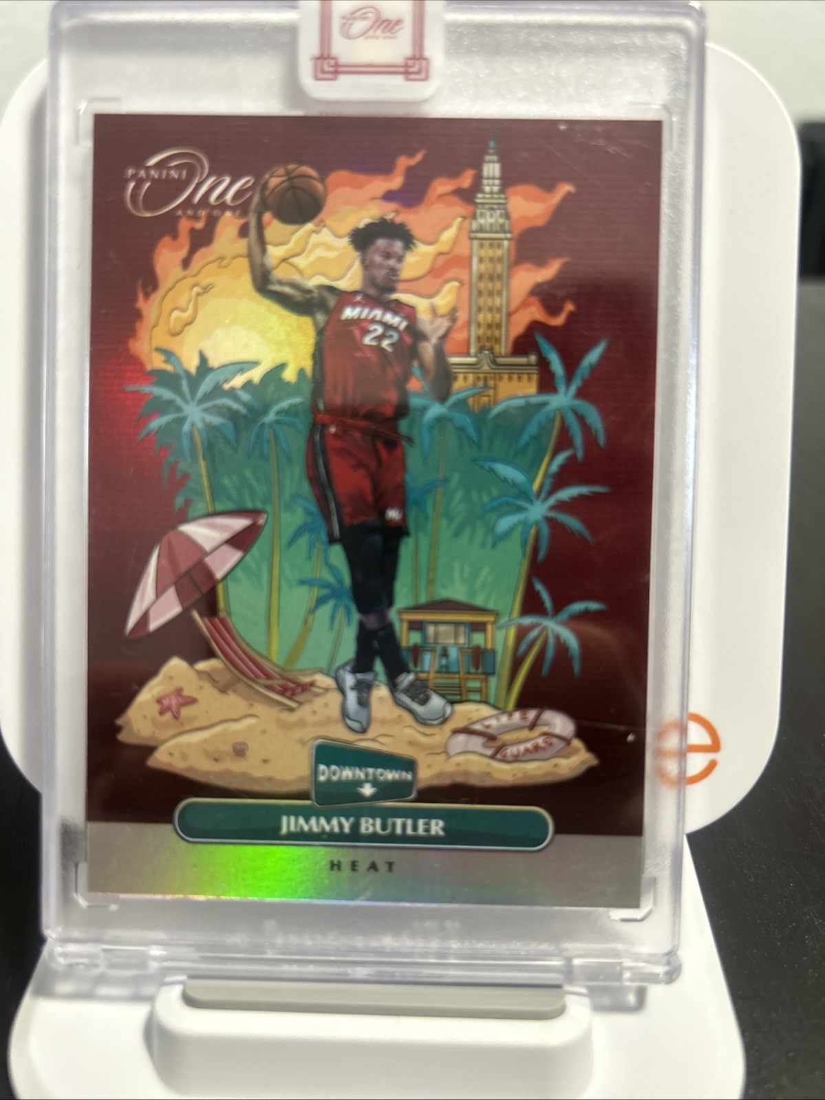 2020-21 Panini One and One Downtown Jimmy Butler #18