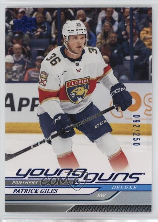 2024-25 Upper Deck Series 2 Young Guns Deluxe 92/250 Patrick Giles #476 13og