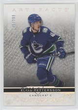 2021 Upper Deck Artifacts Stars Silver Spectrum /299 Elias Pettersson #136 0sf1