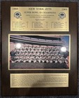 1968 NY Jets Super Bowl Champions Plaque  — photo 2