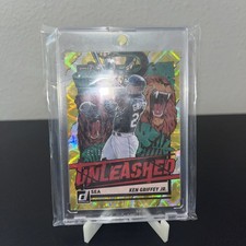 2021 Panini Donruss - Unleashed Ken Griffey Jr #UNL-16 Gold /99 