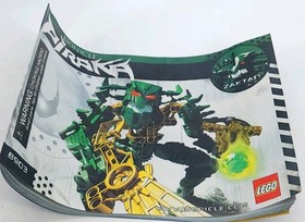 LEGO BIONICLE Piraka Zaktan "The Snake" 8903 With Insttructions Canister
